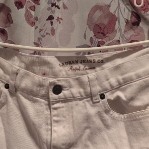 Ralph Lauren White Jeans Soft Washed Denim
